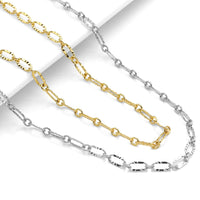 4mm Gold Flat Oval Linked Chain by Yard, Dainty  Delicate Oval Link Chain, Gold Plated Brass Chain, Wholesale Chain, sku#LK124