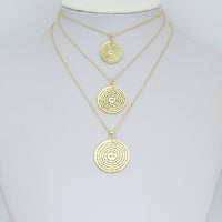 Lord’s Prayer medallion Charm Pendant, Sku#LK1283