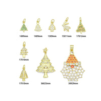 Holiday Magic Collection, Tree Santa Reindeer charm Pendant, Sku#LK1292