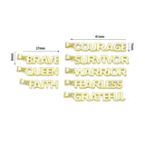 Empowerment Word Charms Collection, Words of Strength charm, Sku#LK1297