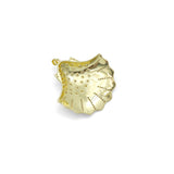 Turquoise Fish Flower Slipper Mother of Pearl MAMA charm,  Mother's Day charm, Sku#LK1312