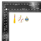 Baseball Evil eye charm, Sku#LK1314