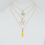Baseball Evil eye charm, Sku#LK1314