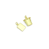 Colorful Enamel  Cheese cake Dessert Ice cream Pint  Charm, Sku#LK1315