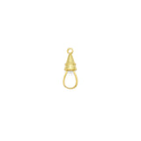 Clasp Shape Charm Holder, Charm connector, Sku#LX1322