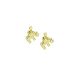 3D Gold Elephant Charm, Sku#LK909