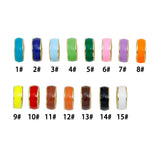 Colorful Enamel Large hole Tube Spacer Charm Pendant, Sku#LX1046