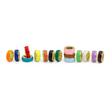 Colorful Enamel Large hole Tube Spacer Charm Pendant, Sku#LX1046