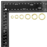 Gold & Silver Round Spring Gate Clasps – Push Open O-Ring Charm Connectors for Necklaces, Bracelets & Jewelry Making, Sku#LX1053