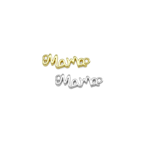 Gold Mama Word Connector charm Mother's Day Charm, Sku#LX443