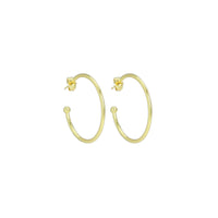 Gold Hoop Earrings, Sku#LX648