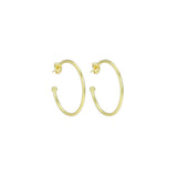 Gold Hoop Earrings, Sku#LX648