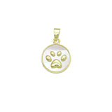 Mop Paw Charm Pendant, Sku#LX790