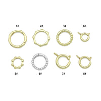 Plain Gold Silver Push Clasp Sailor Clap Snap Clip Clasp ,Sku#LX886