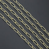 Wholesale Hammered Paperclip Chain by Yard, sku#LX901