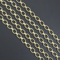 Wholesale Chunky Twisted Oval Link Chain by Yard, sku#LX902