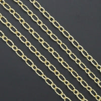 Wholesale Hammered Oval Link Chain By FT/Yard, sku#LX906