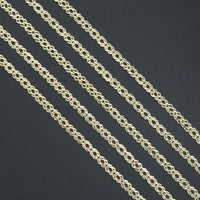 Wholesale Flat Flower Chain by Yard, sku#LX911