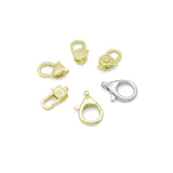Gold Silver sunflower snowflake bloom Heart Flower Lobster Lock Clasp/Spring Clasp, Sku#LX949