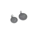 Dual Color Paw Insect bee Coin Charm Pendant, Sku#LX956