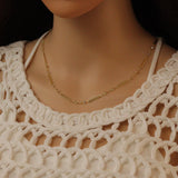 Wholesale paperclip link CZ chain by Yard, sku#LX959