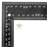 Cute Pearl Bowknot Charm Pendant, Sku#LX965