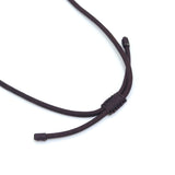 Essential Adjustable Sliding Cord Necklace,  LX972