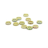 Birthstone Spacer,Spacer for Necklace, birthstone Charm Pendant, Sku#LX977