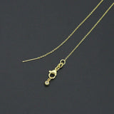 Teardrop Pendant Dainty Gold Chain Adjustable Necklace, Birthstone necklace, sku#LX979