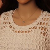 Heart Pendant Dainty Gold Chain Adjustable Necklace, Birthstone necklace,sku#LX980