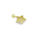 White Pearl Gold Five Point Star charm,  Star charm, Sku#LX989