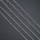 Gold Silver Dainty Cable chain by Yard, sku#LX992