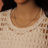 Gold silver Delicate Oval Link Chain by Yard, sku#LX993