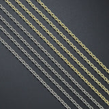 Gold Silver Dainty Round Cable chain, sku#LX995
