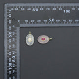 Natural Gemstone Charm Pendant-Quartz, Rose Quartz, Lapis, Blue Apatite, Sku#LY32
