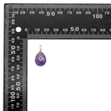 Teardrop Shapte Gemstone Pendant charm,  Stone charm, Sku#LY36