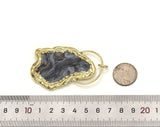 New!!! Natural Gray Agate Pendant, Sku#YT02