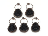 New!!! Black Obsidian Lagughting Buddha Pendant, Sku#YT06