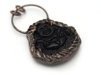 New!!! Black Obsidian Lagughting Buddha Pendant, Sku#YT06