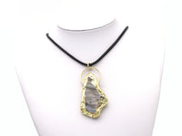 New!!! Natural Gray Agate Pendant, Sku#YT02