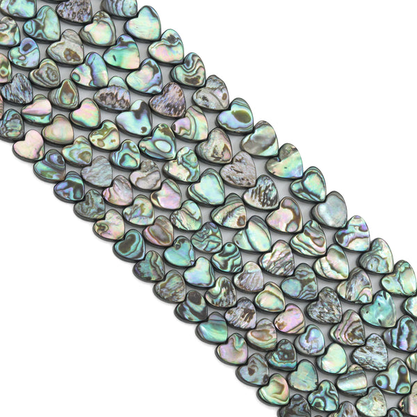 High Quality Natural Abalone Heart shape Beads, sku#R48
