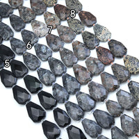 25x40mm Flat Teardrop Beads, Sku#U1816