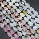 25x40mm Flat Teardrop Beads, Sku#U1816