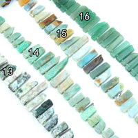 25-47mm Gemstone Long Slice Beads, Sku#U1817