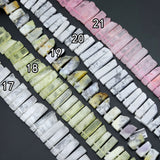 25-47mm Gemstone Long Slice Beads, Sku#U1817