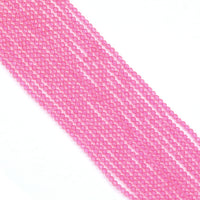 3mm Pink Crystal Round Faceted Beads, Sku#U1865