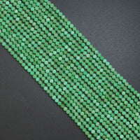 3mm High Quality Chrysoprase Round Faceted Beads, Sku# U1881