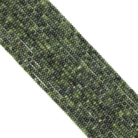 2x4mm Rondelle Smooth Dark Green Jade Beads, Sku#U1951