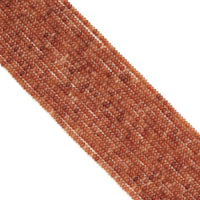 2x4mm Rondelle Smooth Garnet Beads, Sku#U1954