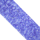 2x4mm Rondelle Smooth Blue Quartz Beads, Sku#U1955